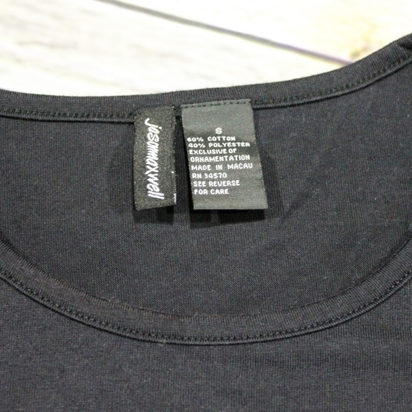 Jason Maxwell Top Size Small Safari Animals Black - Picture 4 of 5